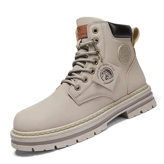 High Top Boots Men's Leather Shoes - Viva Vista Store