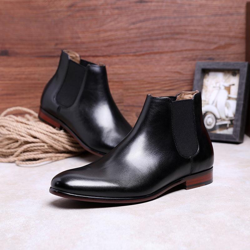 Men's Chelsea boots, leather boots 2019 new trend boots - Viva Vista Store