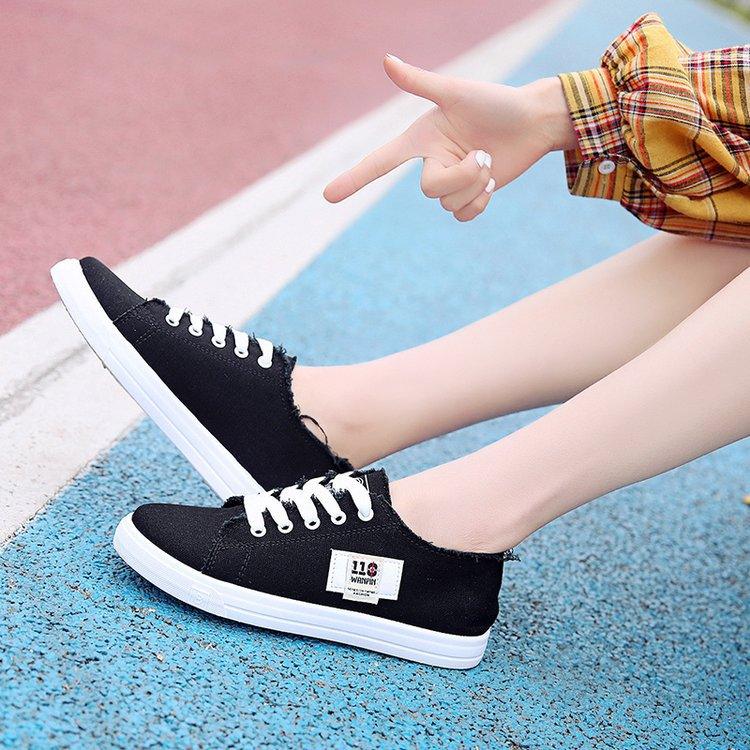 INS canvas shoes female students Korean version of the original ULZZANG net red shoes 2020 new trend shoes wild small white shoes - Viva Vista Store