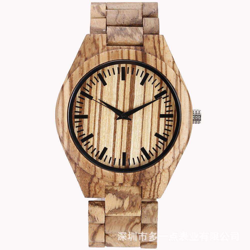 Wooden Watch wood table custom wooden table quartz table Japan imported moving watches foreign trade hot sale - Viva Vista Store