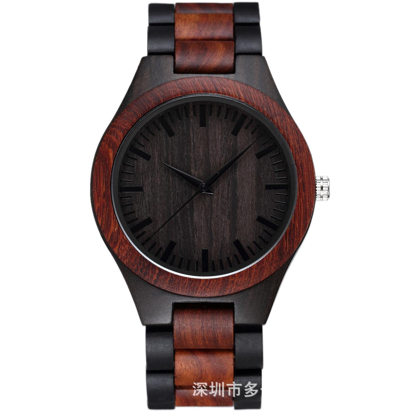 Wooden Watch wood table custom wooden table quartz table Japan imported moving watches foreign trade hot sale - Viva Vista Store