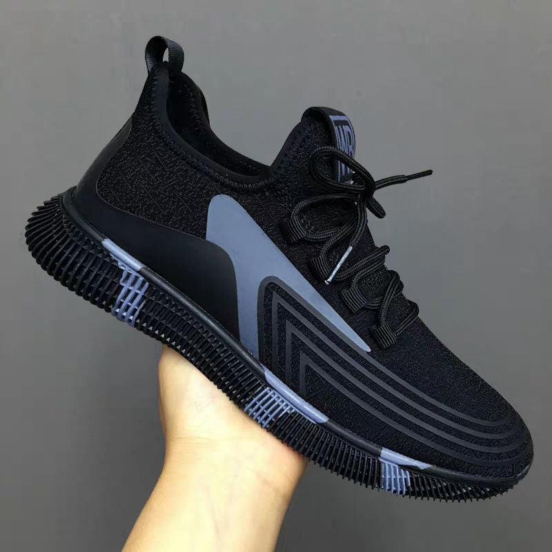 Men's shoes summer flying weave casual shoes trend breathable mesh sports shoes men's cloth shoes stalls wholesale - Viva Vista Store