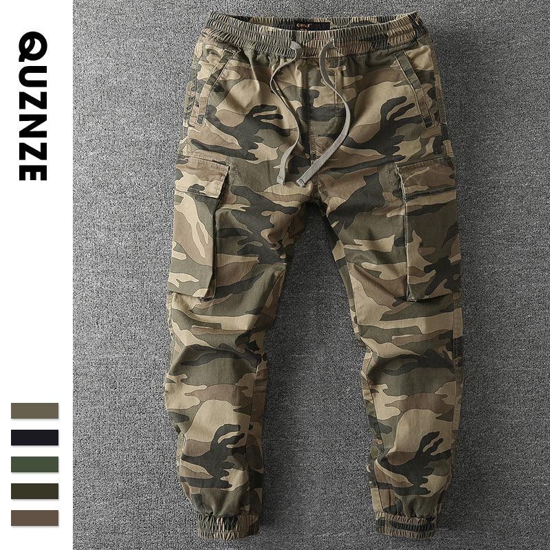 Men's casual pants youth loose camouflage pants Japanese dress pants men a conversation - Viva Vista Store