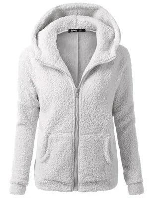 OLGITUM Women's Hooded Fleece Jacket - Winter/Autumn 2020 - Viva Vista Store