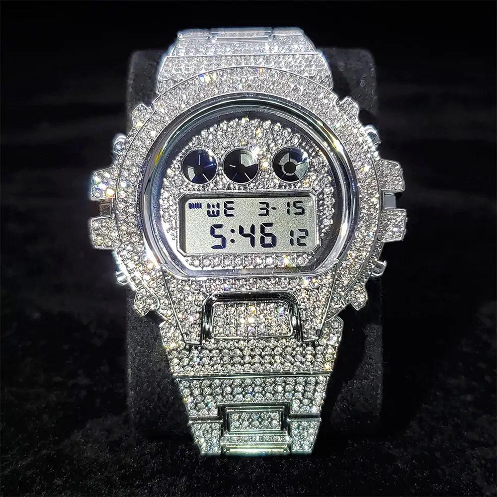 Digital Diamond Quartz Wristwatches - Viva Vista Store