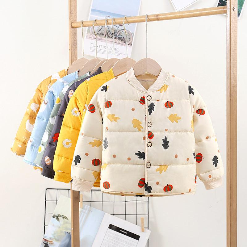 New children's cotton clothing winter boy jacket children's cotton clothing Korean version of the baby cotton jacket wearing thick boy - Viva Vista Store