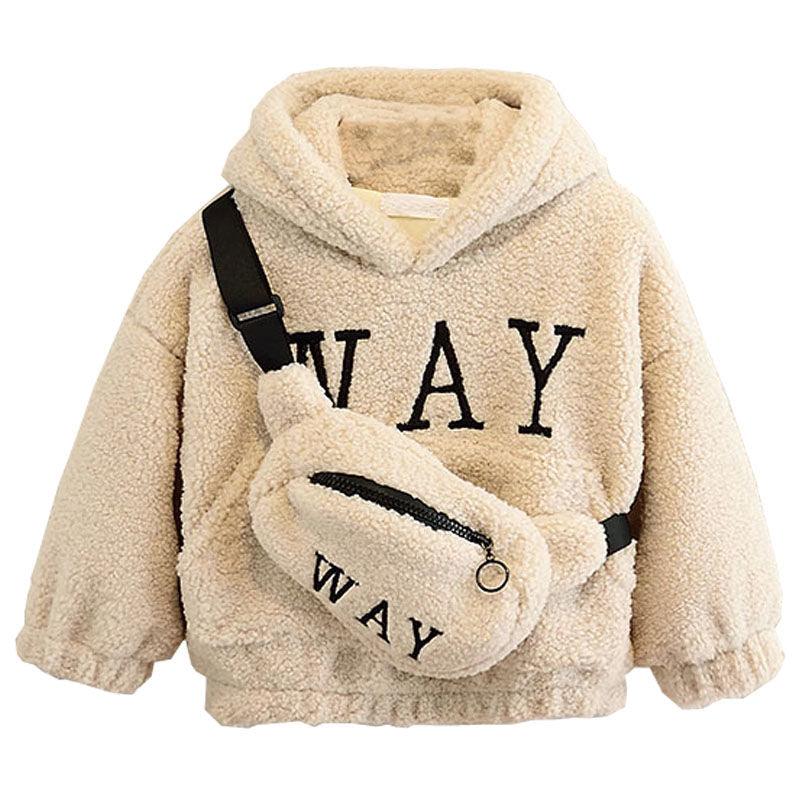 Children Warm Sweatshirt with the Winter Wool Bag for Boys & Girls - Viva Vista Store