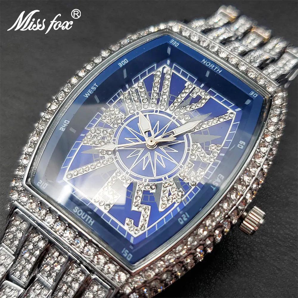 Iced Out Watch For Men - Viva Vista Store