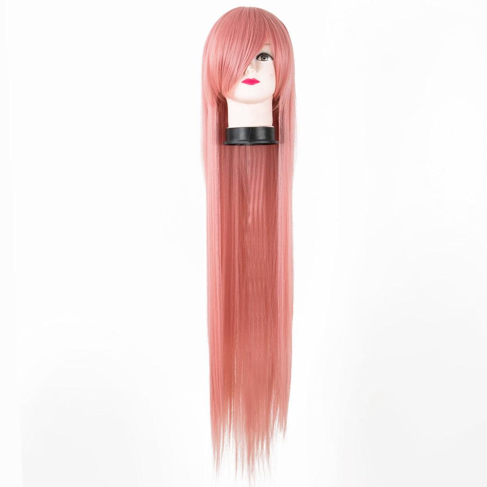 Cosplay wig 100cm long straight hair cross-border supply spot high temperature wire 22 color color animation - Viva Vista Store