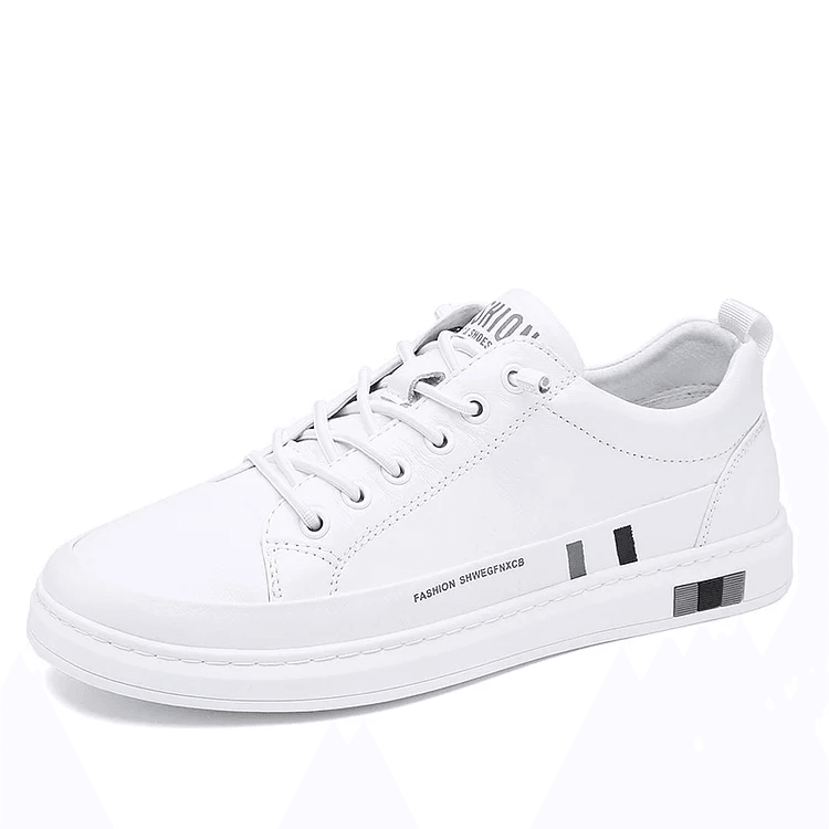 Tênis Masculino Flat - Couro Legítimo - Viva Vista Store