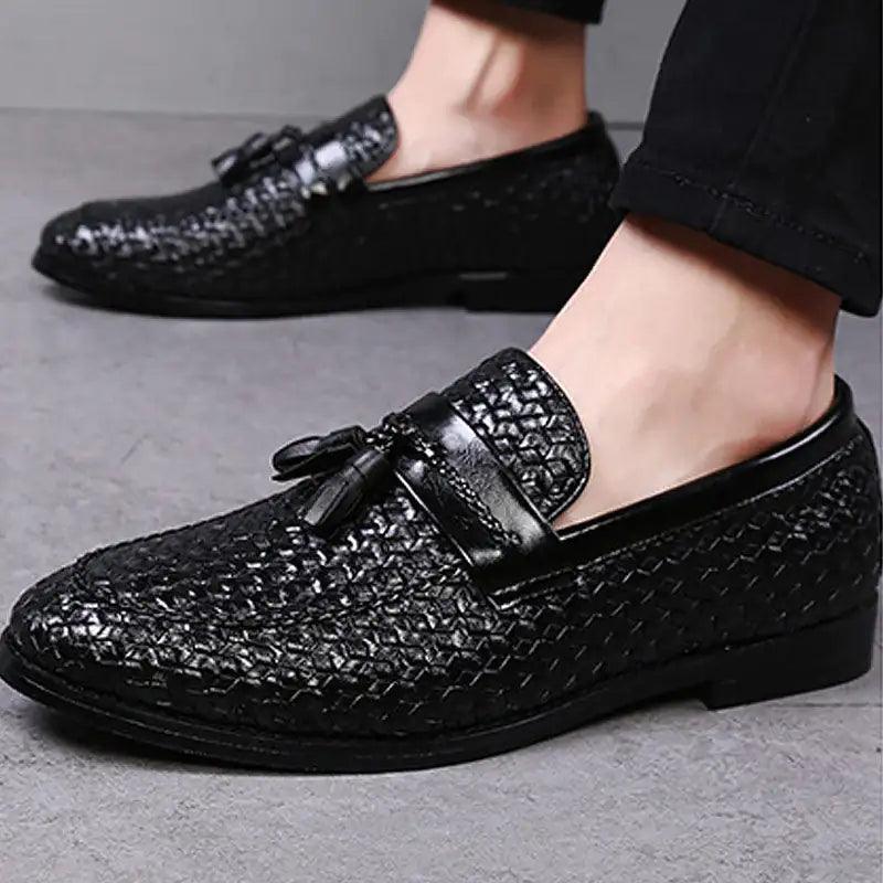 Luxury Italian Style Tassel Leather Loafers - Viva Vista Store