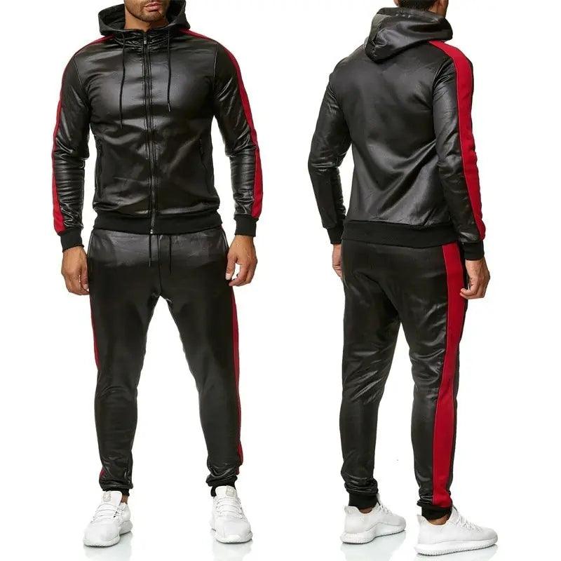 Sweat Suit Hooded Jacket Pants Set - Viva Vista Store