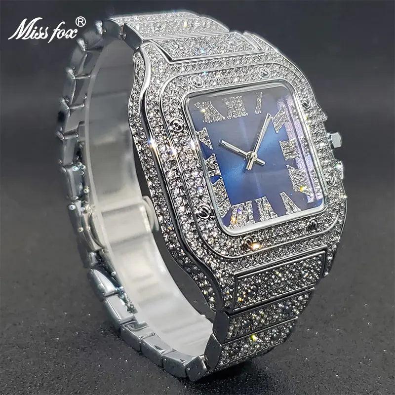 Ice Out Diamond Square Watch - Viva Vista Store