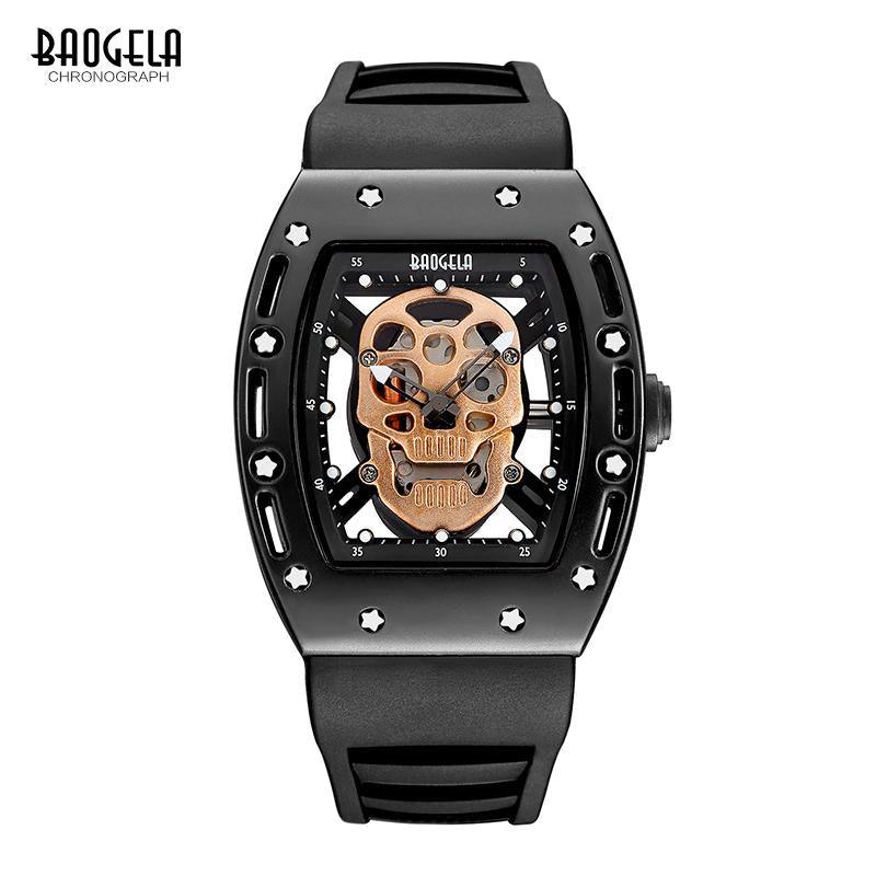 BAOGELA Men Watches Pirate Hollow Silica Wristwatch - Viva Vista Store