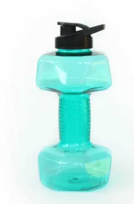 Creative Dumbbell Fitness Water Bottle Filled Cup