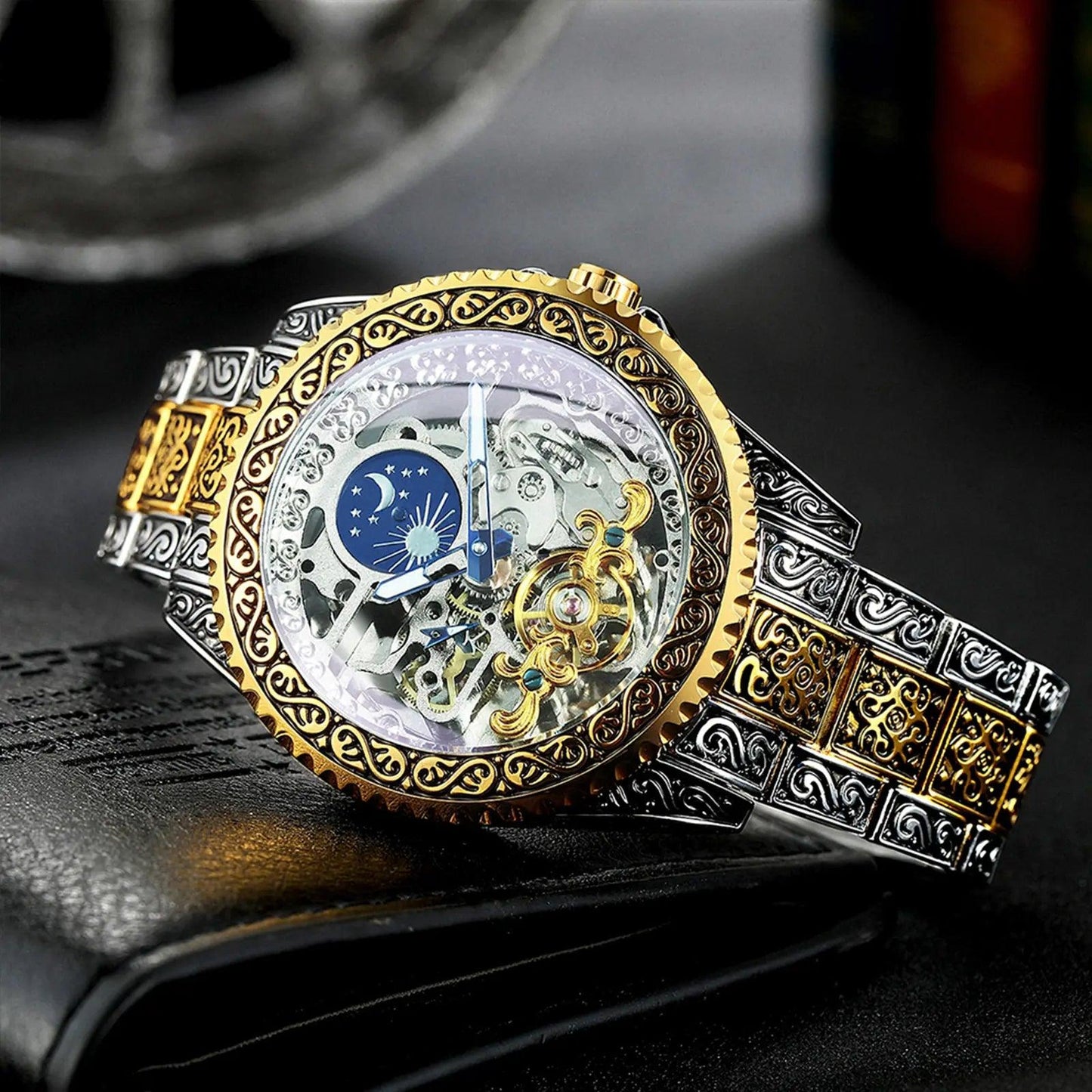 Luxury Moon Phase Mechanical Watches - Viva Vista Store