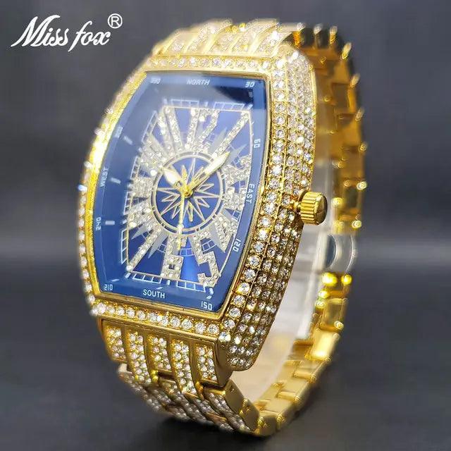 Iced Out Watch For Men - Viva Vista Store