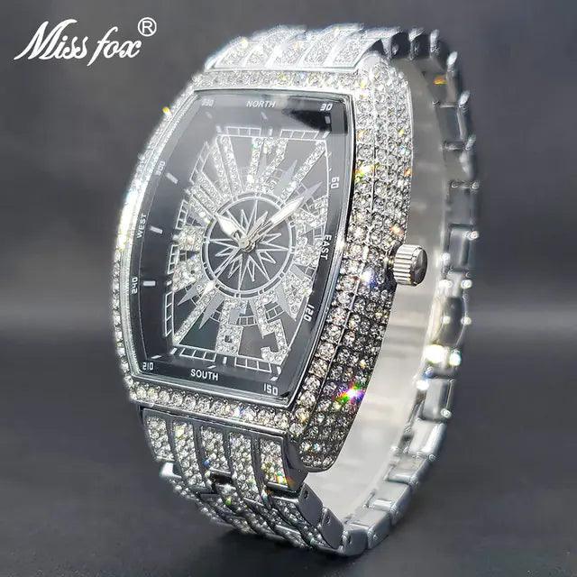 Iced Out Watch For Men - Viva Vista Store