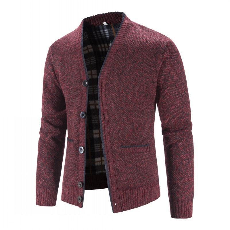 New Sweaters Coats Men Winter Thicker Knitted Cardigan Sweatercoats Slim Fit Mens Knit Warm Sweater Jackets Men Knit Clothes - Viva Vista Store