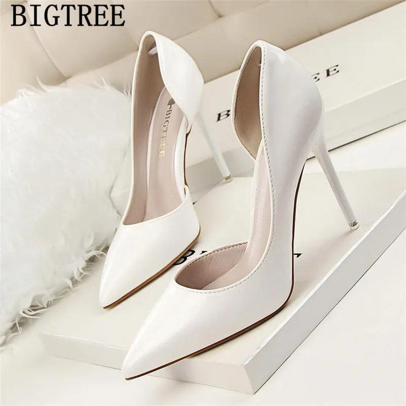 Office Shoes Women Extreme High Heels Pumps Women Shoes Bigtree Shoes High Heels Sandals Women Tacones Altos Mujer Sexy Ayakkabi - Viva Vista Store