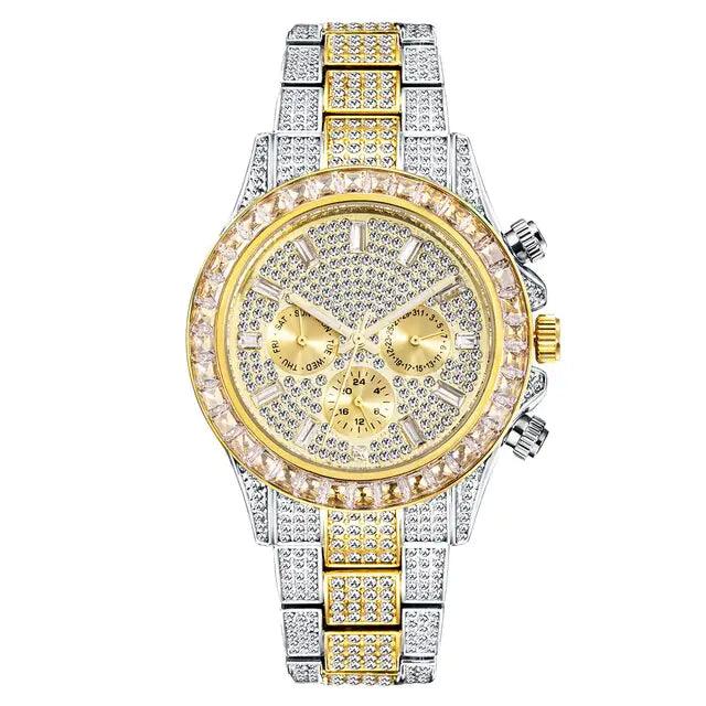 Rainbow Diamond Quartz Watch - Viva Vista Store