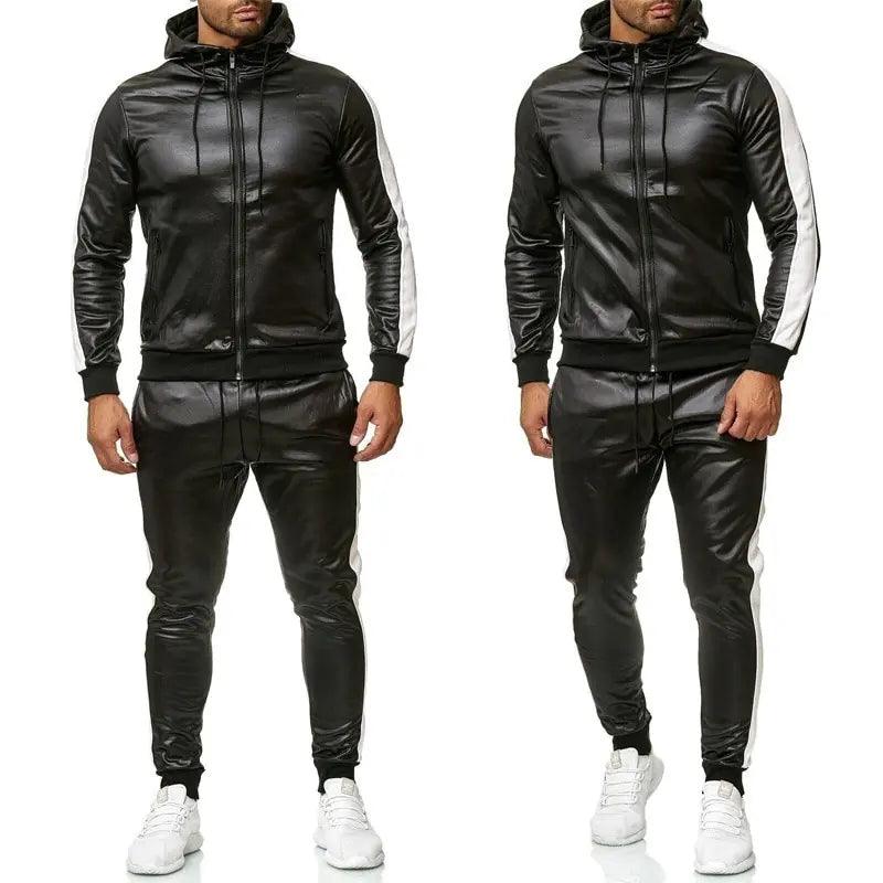 Sweat Suit Hooded Jacket Pants Set - Viva Vista Store