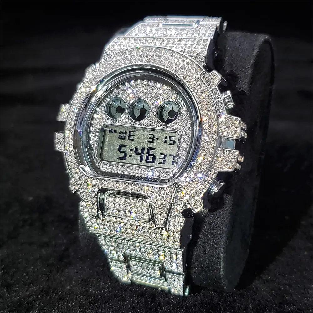 Digital Diamond Quartz Wristwatches - Viva Vista Store