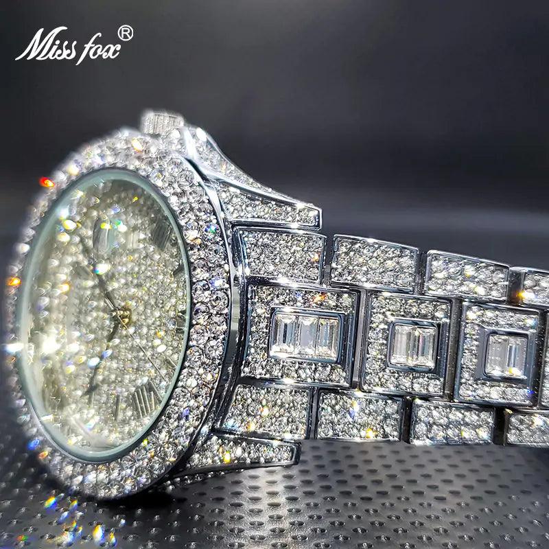 Masculino Diamond Quartz Watches - Viva Vista Store