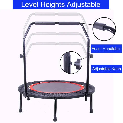 40-Inch Indoor Fitness Trampoline with Safety Pad