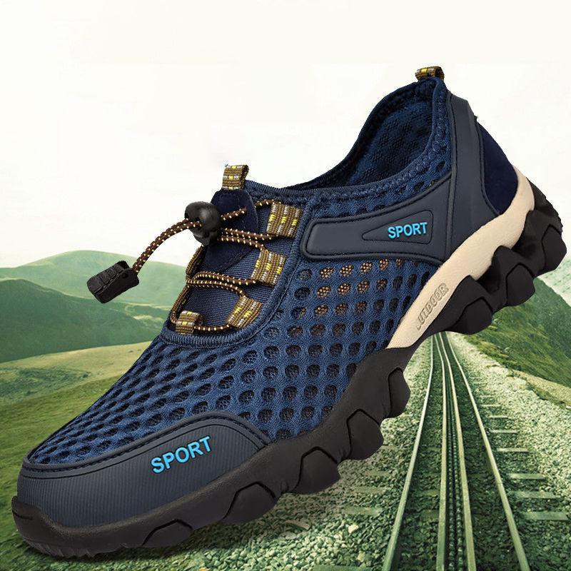 Breathable mesh shoes male, light fishing, water-related shoes, beaches, men, sports, casual shoes - Viva Vista Store