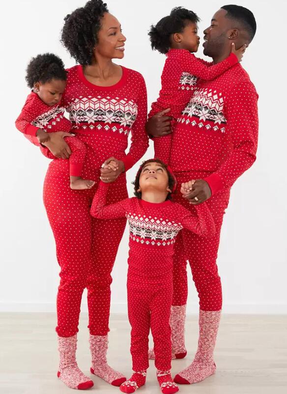 Christmas Printed Parent-Child Pajama Set for Christmas - Viva Vista Store