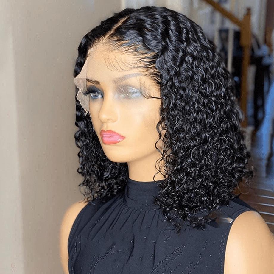 Cross-border foreign trade wig female European and American short curly hair African small volume explosive head chemical fiber headgear AliExpress custom made - Viva Vista Store