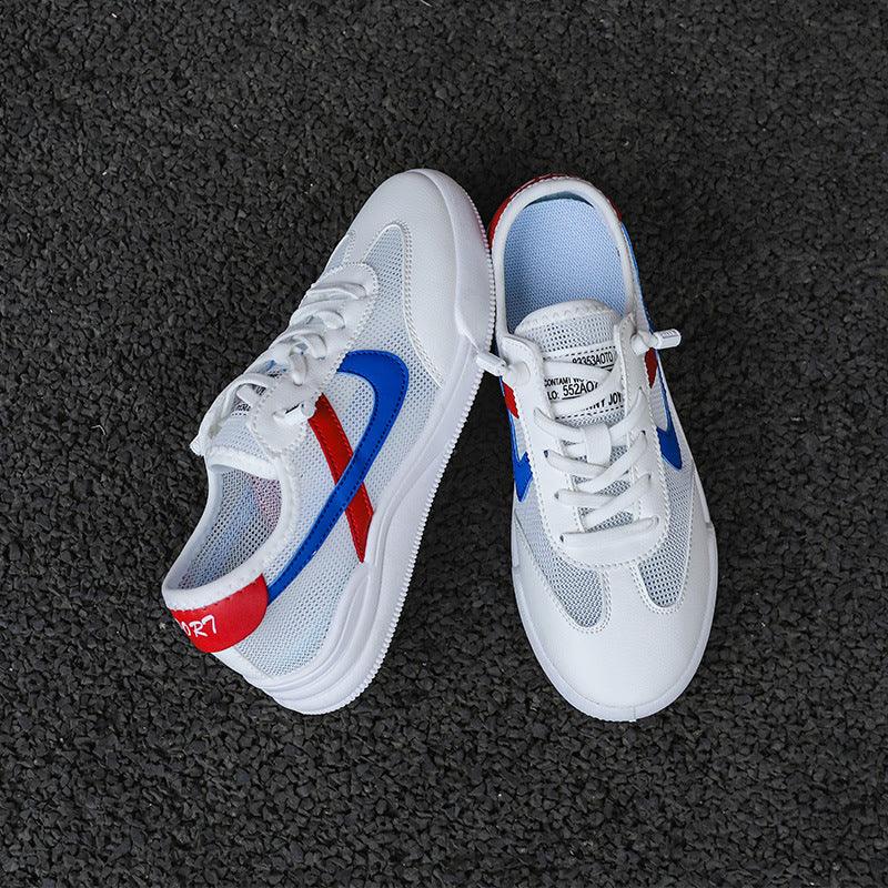 Board shoes 2021 autumn new couple sports shoes flying weave breathable shoes cross-border foot pedal women's casual shoes - Viva Vista Store