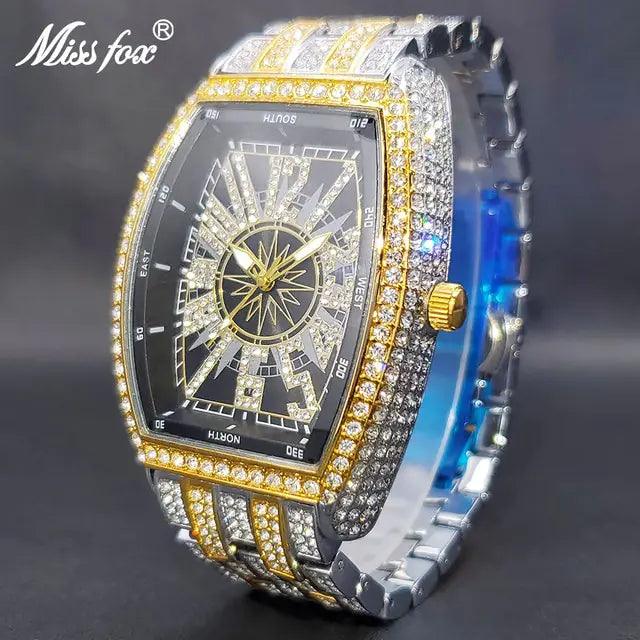 Iced Out Watch For Men - Viva Vista Store