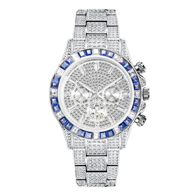 Rainbow Diamond Quartz Watch - Viva Vista Store