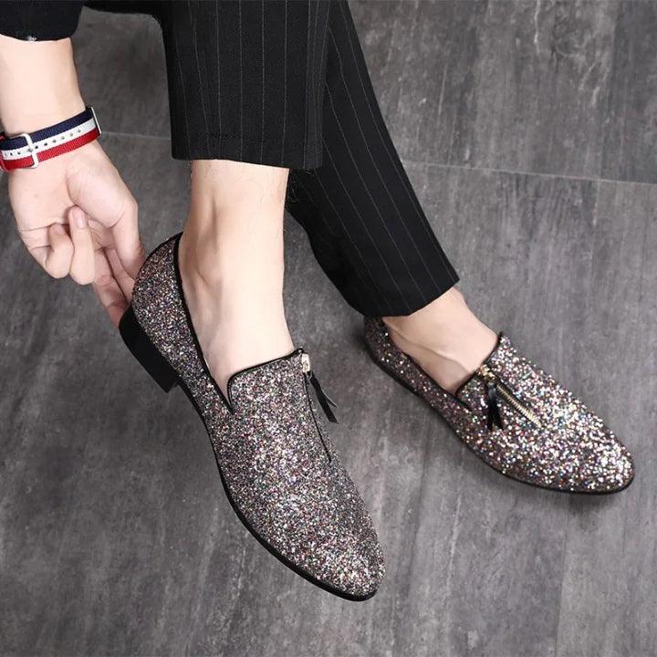 Glitter Coiffeur Loafers - Viva Vista Store