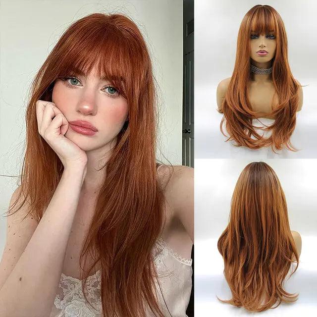 Long Natural Hair Wigs - Viva Vista Store