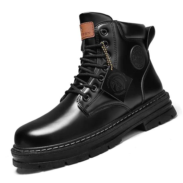 High Top Boots Men's Leather Shoes - Viva Vista Store