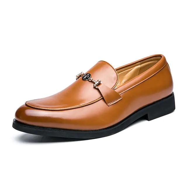 Men's Classic Metal Chain Loafers - Viva Vista Store