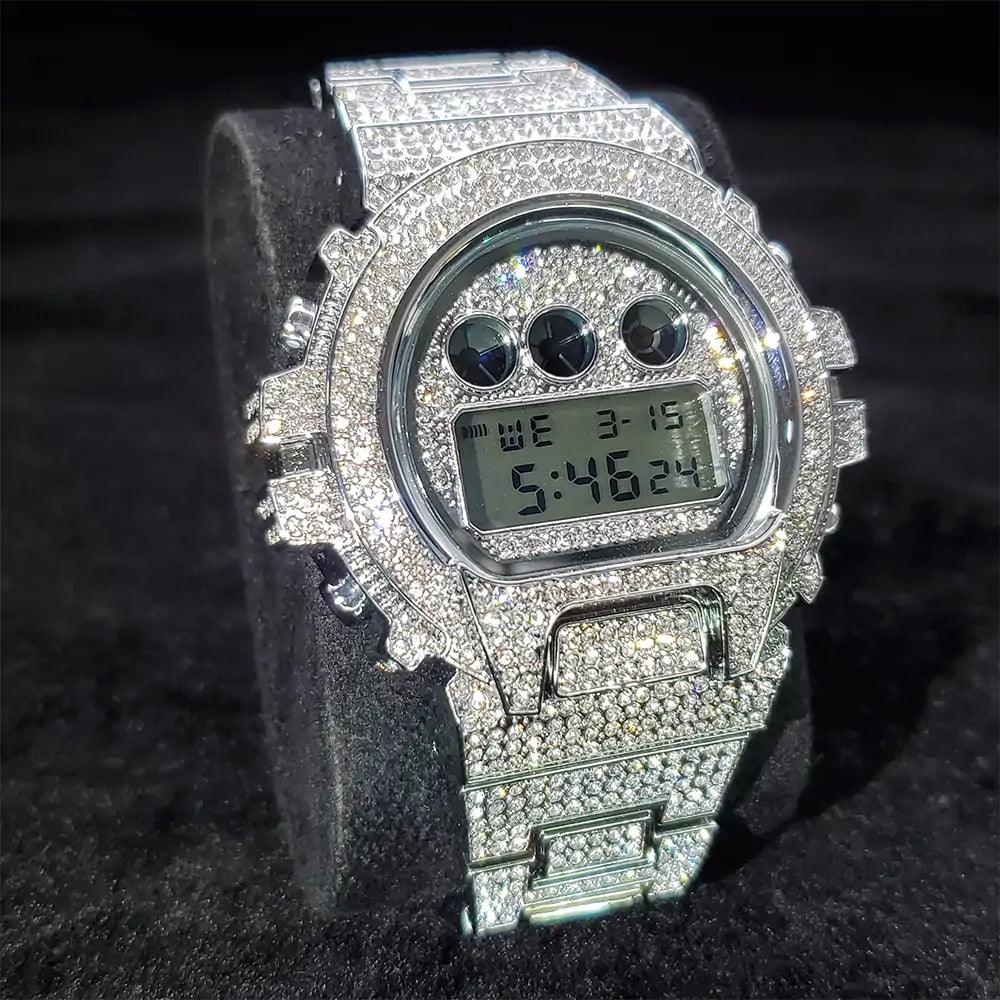 Digital Diamond Quartz Wristwatches - Viva Vista Store