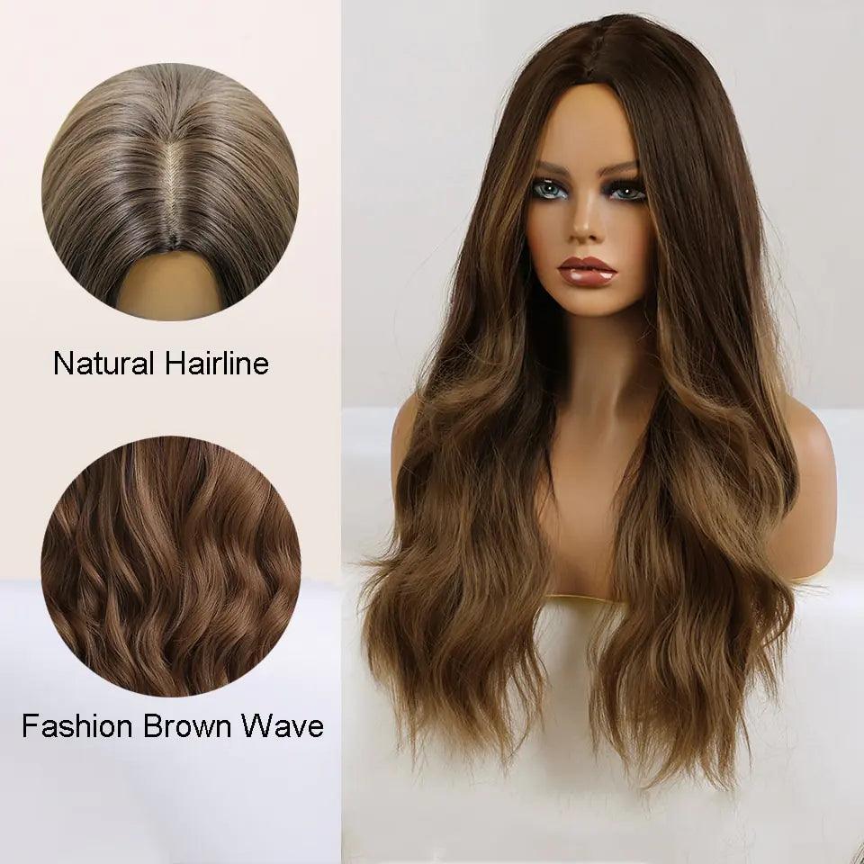 Long Natural Hair Wigs - Viva Vista Store