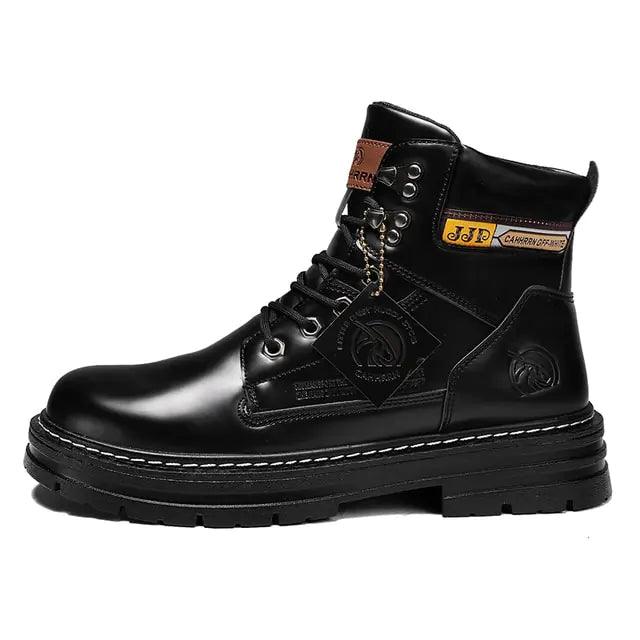 High Top Boots Men's Leather Shoes - Viva Vista Store