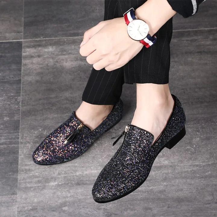 Glitter Coiffeur Loafers - Viva Vista Store