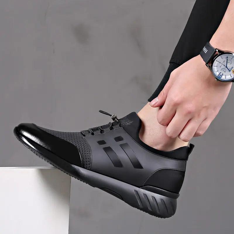 Men's Shoes Quality Lycra+ Cow Leather Shoes Brand - Viva Vista Store