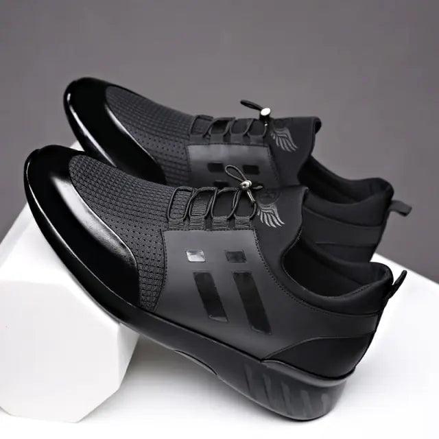 Men's Shoes Quality Lycra+ Cow Leather Shoes Brand - Viva Vista Store