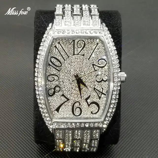 Popular Tonneau Diamond Watch - Viva Vista Store