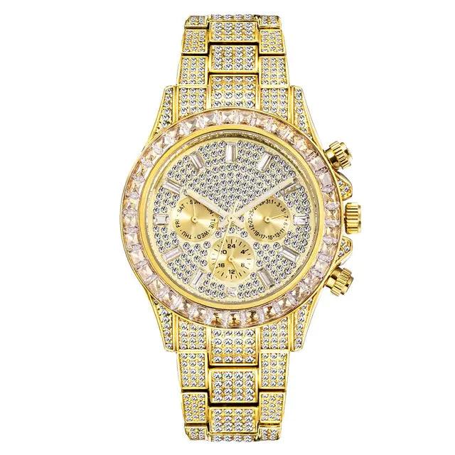 Rainbow Diamond Quartz Watch - Viva Vista Store