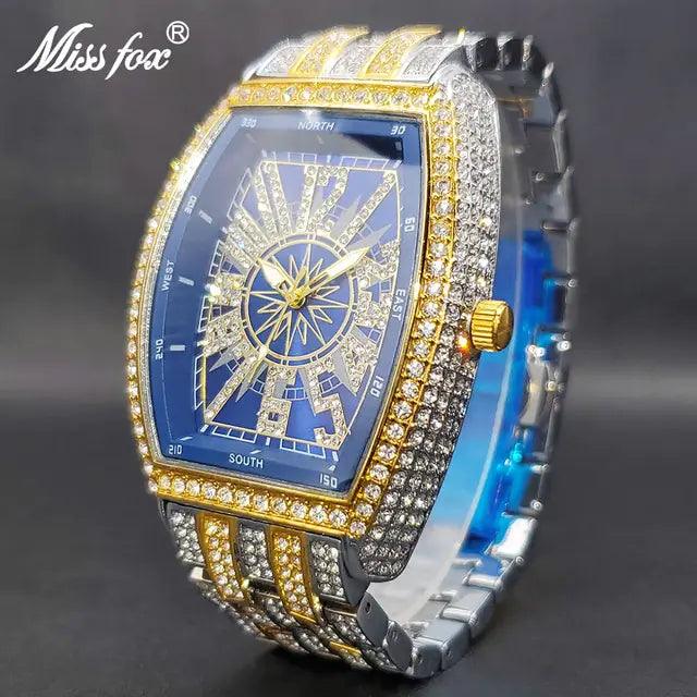 Iced Out Watch For Men - Viva Vista Store