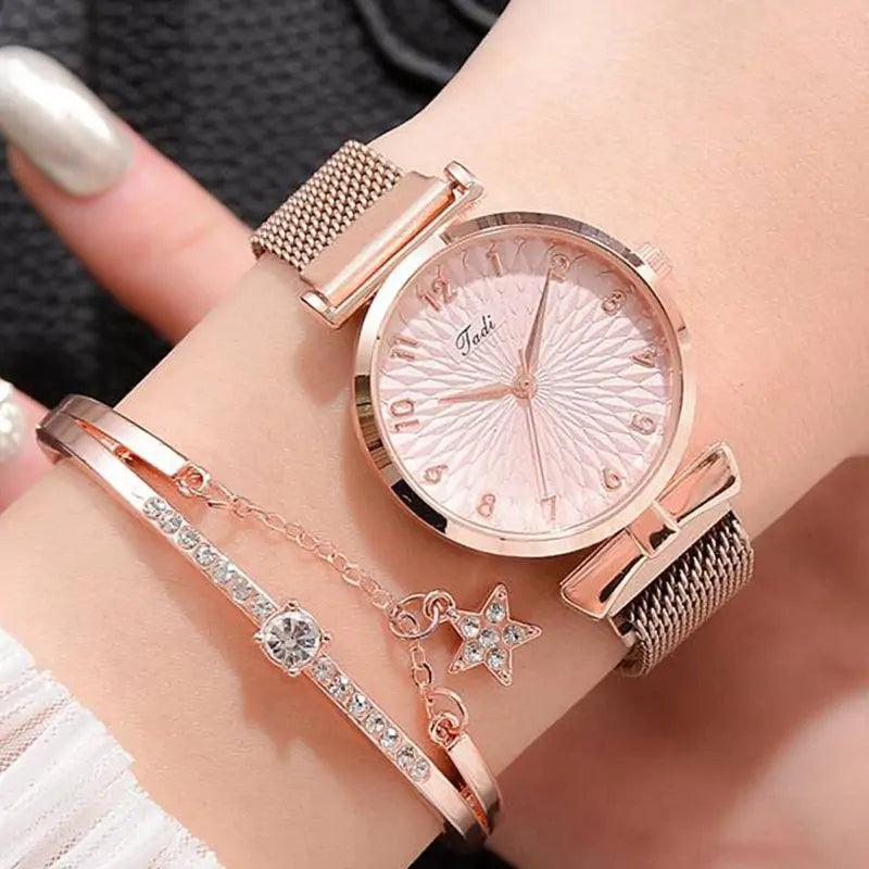 Luxury Magnetic Quartz Bracelet Watches - Viva Vista Store