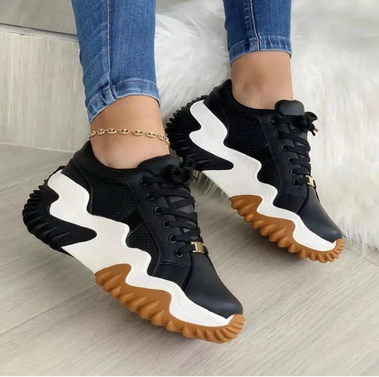 Women  Lace-up Sneakers - Viva Vista Store